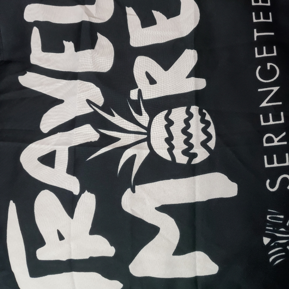 Black Serengetee Travel More Flag